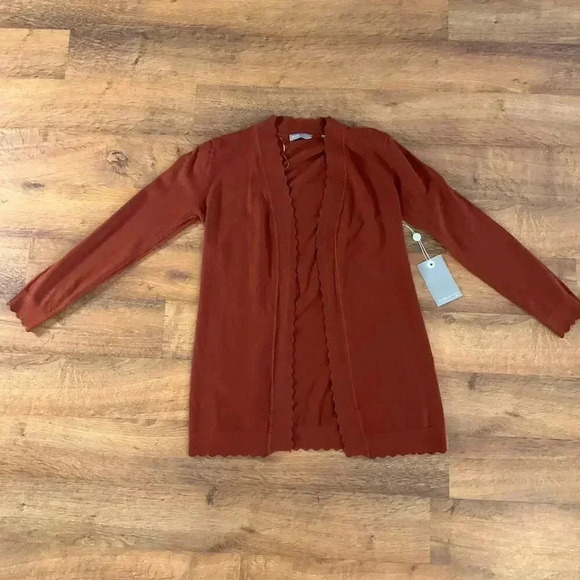 Evolution Open Front Long Sleeve Womens Sweater Cardigan‎ Size Small Petite NWT - Picture 1 of 6